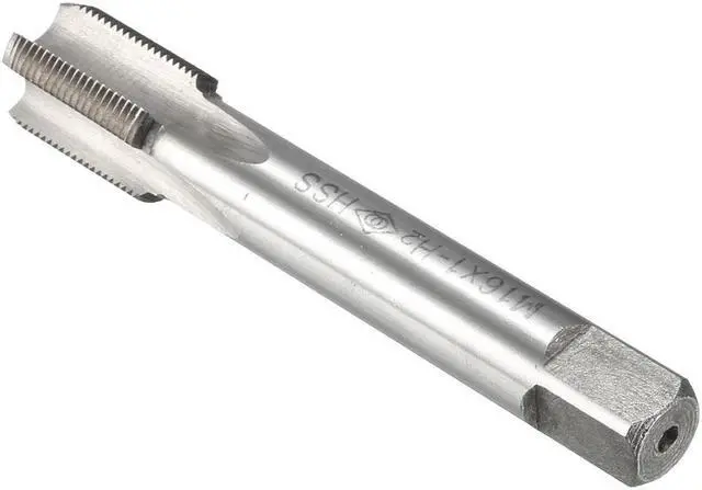 Alt view image 3 of 4 - Metric Tap M16x1mm Pitch H2 Right Hand Thread Plug Tap HSS for Drill DIY