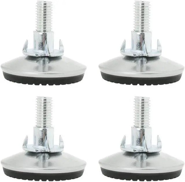 Main image of M10 x 30 x 50mm Furniture Glide Leveling Feet Leg Floor Protector w T-nuts 4pcs