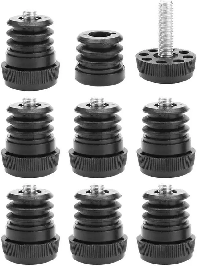 Main image of M10x25x35mm Leveling Feet Adjustable Leveler for Home Desk Table Sofa Leg 4pcs