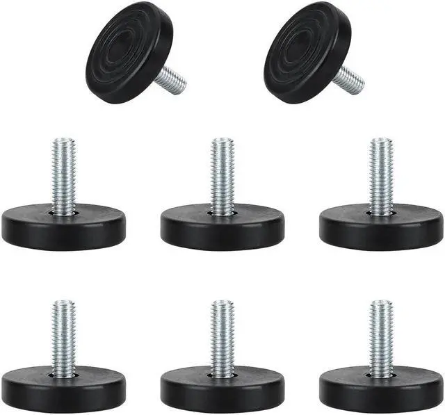 Main image of Adjustable Feet 20 x 20mm Tube Inserts Furniture Table Glide 10 Sets