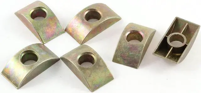 Main image of 8.3 Mm Hole Furniture Connector Fittings Half Moon Spacer Washer 6 Pcs