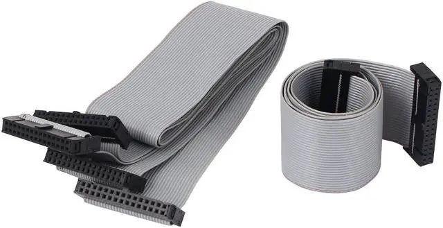 Main image of 3pcs 2.54mm 30-Pin Female to Female IDE PATA Extension Flat Ribbon Cable 50cm