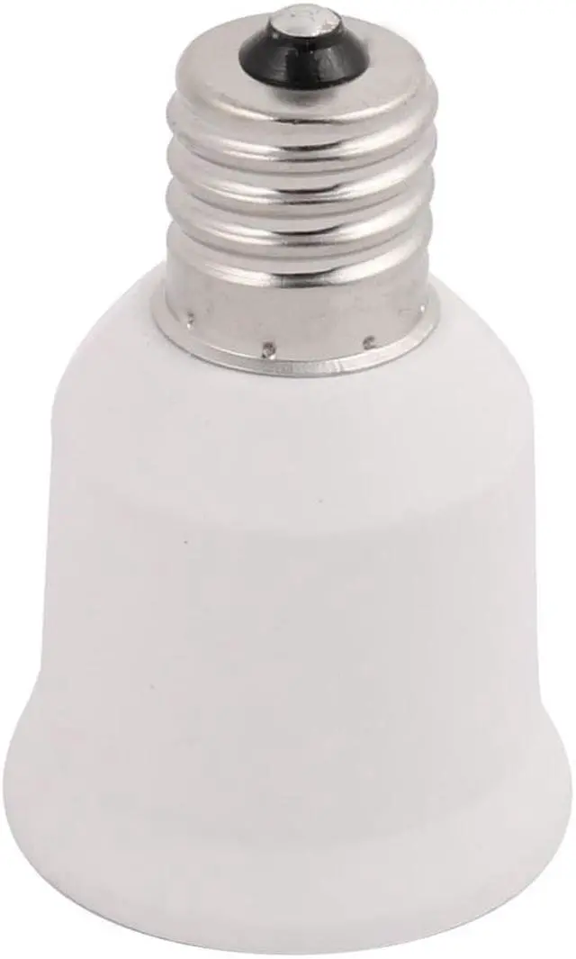 Alt view image 2 of 3 - 10Pcs E17 to E26 Extender Adapter Converter Lamp Bulb Socket Holder 55mm Height
