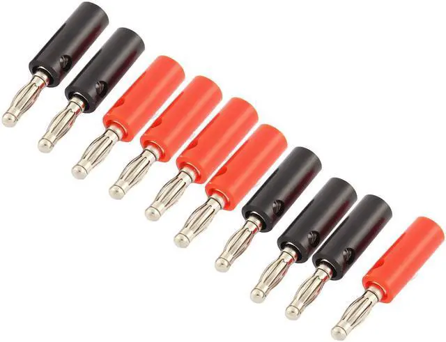 Main image of Speaker Amplifier Audio Insulation Cover Banana Plug Connector Adapter 10Pcs