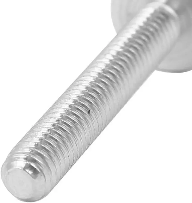 Alt view image 4 of 4 - Computer PC Case Stainless Steel Flat Head Knurled Thumb Screw M4 x 25mm 4pcs