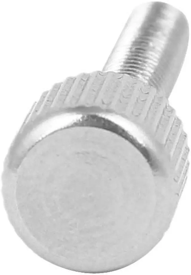 Alt view image 3 of 4 - Computer PC Case Stainless Steel Flat Head Knurled Thumb Screw M4 x 25mm 4pcs