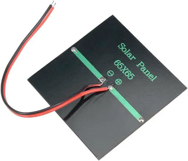 Alt view image 3 of 5 - 5Pcs 0.6W 5.5V Small Solar Panel Module DIY Polysilicon with 145mm Wire for Phone Toys Charger