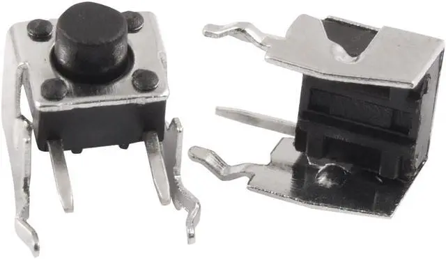 Main image of Unique Bargains 20 x Right Angle Momentary Tact Tactile Push Button Switch Non Lock 6x6x5.5mm