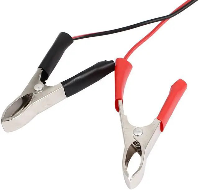Alt view image 2 of 2 - Double-Ended Alligator Clip Battery Clamp Connector Insulation Test Lead Cable