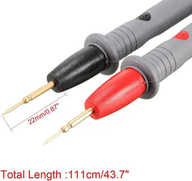Alt view image 3 of 6 - Multimeter Tests, Digital Multimeter Probe Tester Wire Pen Cable with Alligator Clips,1000V 20A, 4-in-1 Set