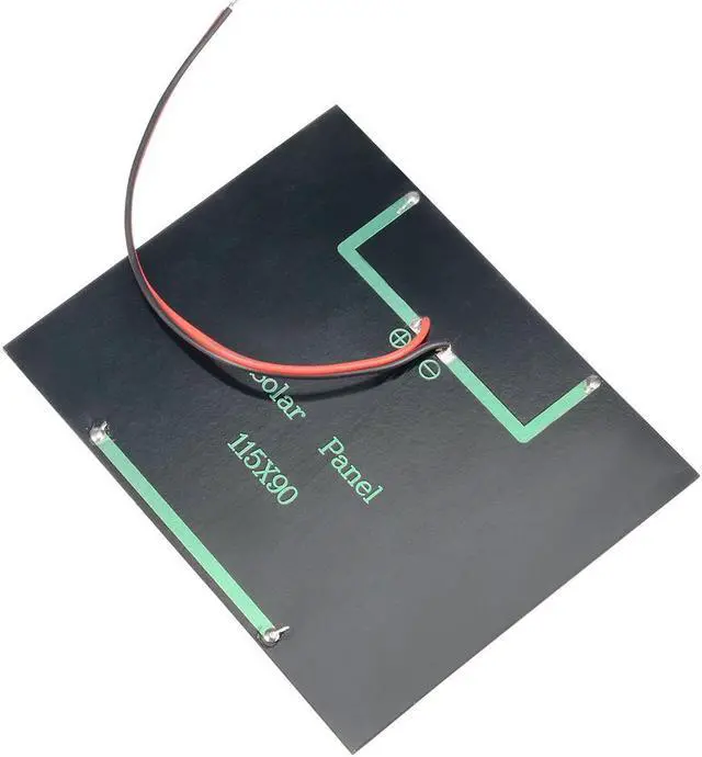 Alt view image 3 of 5 - 1.5W 12V Small Solar Panel Module DIY Polysilicon with 150mm Wire for Toys Charger