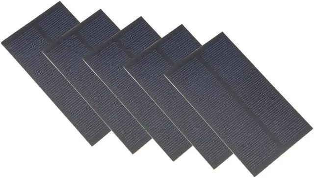 Alt view image 2 of 6 - 5Pcs 1W 5V Micro Solar Panel Module DIY Polysilicon for Toys Charger