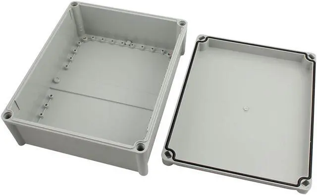 Alt view image 4 of 5 - 340mmx280mmx130mm Waterproof Junction Box DIY Terminal Connecting Box Gray