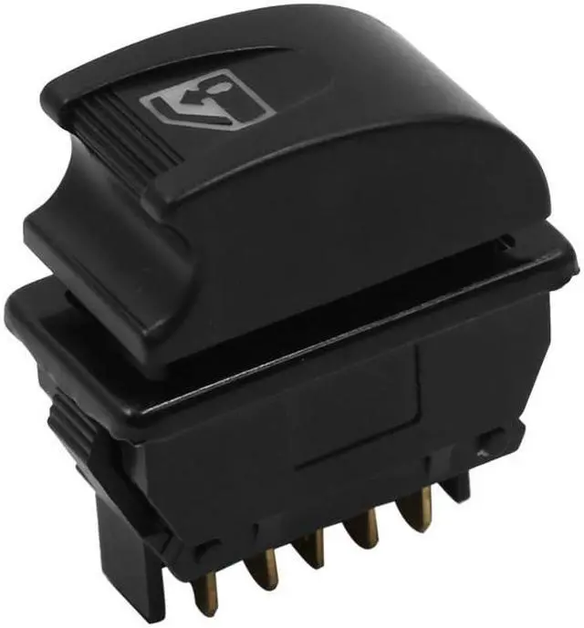 Alt view image 4 of 5 - 2 in 1 Universal Car Power Window Glass Lift Switch with Wiring Harness Socket