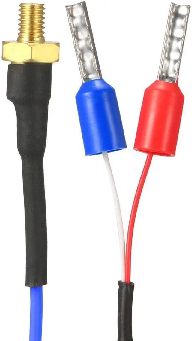 Alt view image 3 of 4 - K Type Thermocouple Temperature Sensor Probe for 3D Printer 1M Cable M4 Thread