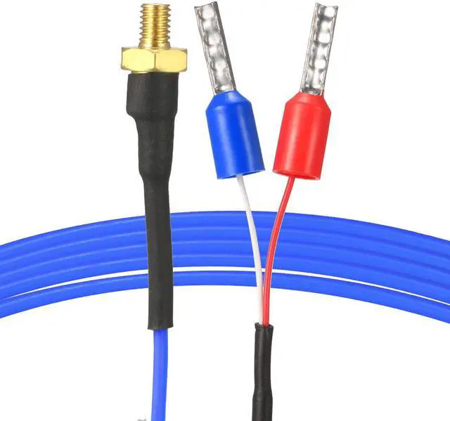 Main image of K Type Thermocouple Temperature Sensor Probe for 3D Printer 1M Cable M4 Thread