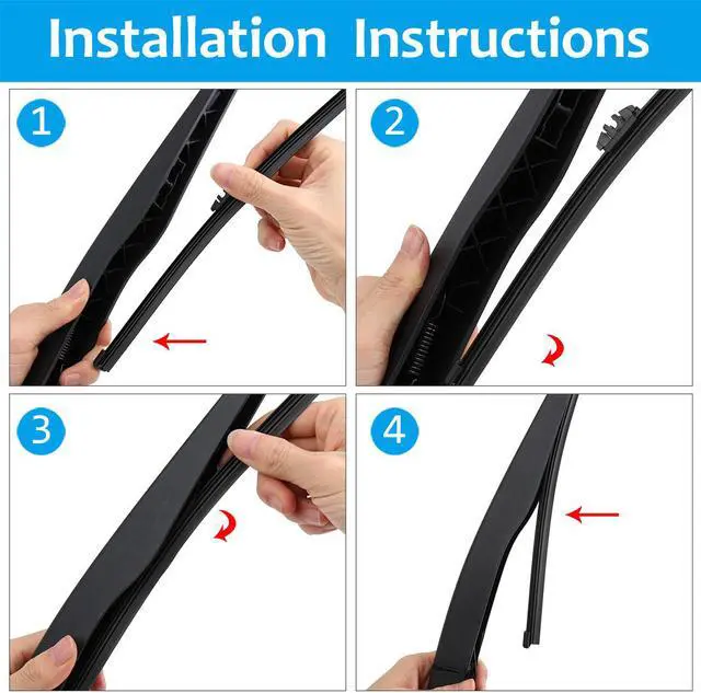 Alt view image 2 of 5 - Rear Windshield Wiper Blade Arm Set for Ford Escape Explorer