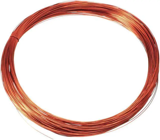 Main image of 0.25mm Dia Magnet Wire Enameled Copper Wire Winding Coil 49' Length