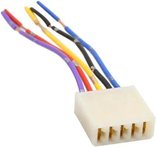 Alt view image 4 of 5 - Car Power Window Switch with Wiring Harness Socket Adapter 5 Pin 1 DC 12V 4 in 1