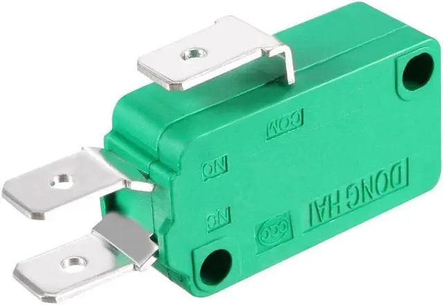 Alt view image 4 of 5 - 2PCS KW3-OZ 16A 125/250VAC SPDT NO NC Push Button Action Type Micro Limit Switches