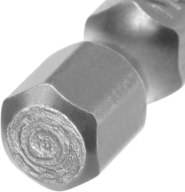 Alt view image 4 of 4 - 10Pcs 1/4" Hex Shank 50mm Length Magnetic SL3 Slot Head Screwdriver Bits S2 Alloy Steel