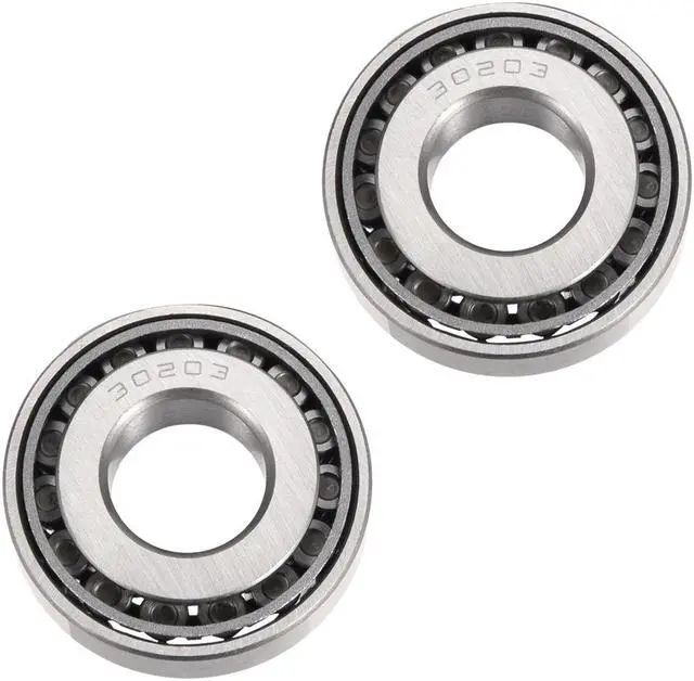 Main image of 30203 Tapered Roller Bearing Cone and Cup Set, 17mm Bore 40mm OD 12mm Thickness 2pcs