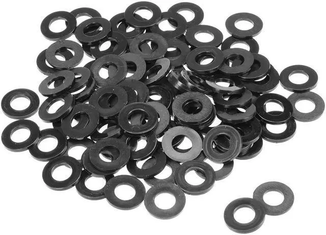 Main image of Nylon Flat Washers for M10 Screw Bolt 20mm OD 2mm Thick 300PCS