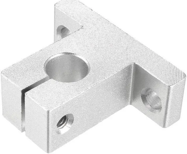 Alt view image 2 of 3 - 4PCS SK10 Aluminum Linear Motion Rail Clamping Rod Rail Guide Support for 10mm Diameter Shaft