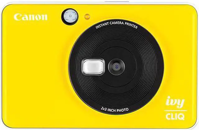 Alt view image 3 of 20 - Canon Ivy Cliq Instant Digital Camera - Bumblebee Yellow