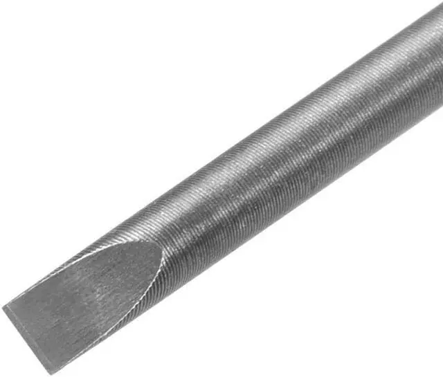 Alt view image 3 of 4 - 5 Pcs 1/4" Hex Shank 75mm Length Magnetic SL3 Slot Head Screwdriver Bits S2 Alloy Steel