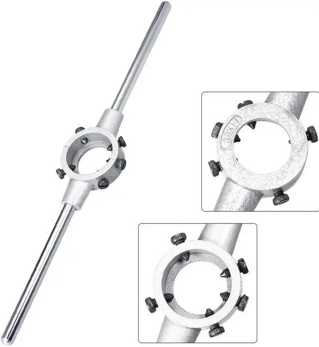 Alt view image 3 of 3 - Die Stock Handle Wrench 38mm Diameter M12-M14 Metric Round Die Holder