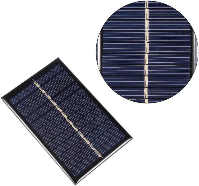 Alt view image 5 of 5 - 0.6W 6V Small Solar Panel Module DIY Polysilicon for Toys Charger 5Pcs