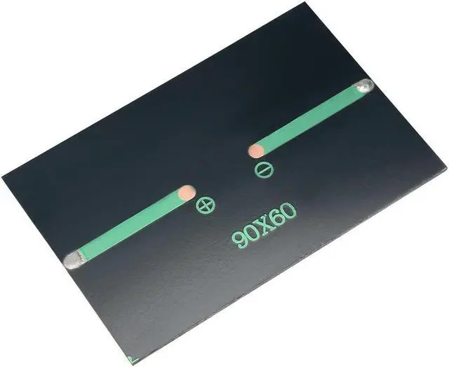 Alt view image 3 of 5 - 0.6W 6V Small Solar Panel Module DIY Polysilicon for Toys Charger 5Pcs