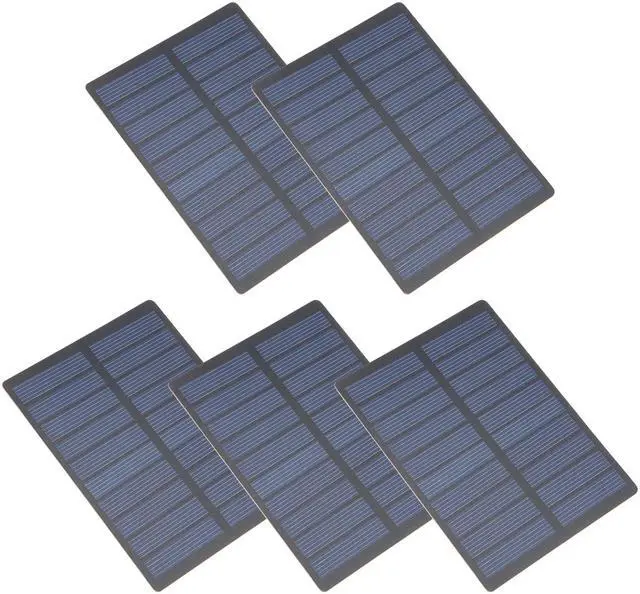 Alt view image 2 of 6 - 5Pcs 1.3W 5V Small Solar Panel Module DIY Polysilicon for Toys Charger