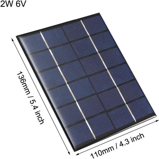 Alt view image 2 of 5 - 2W 6V Micro Solar Panel Module DIY Polysilicon  for Toys Charger