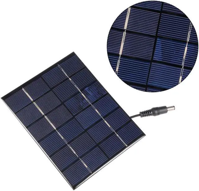 Alt view image 5 of 5 - 2W 6V Small Solar Panel Module DIY Polysilicon with 250mm Wire