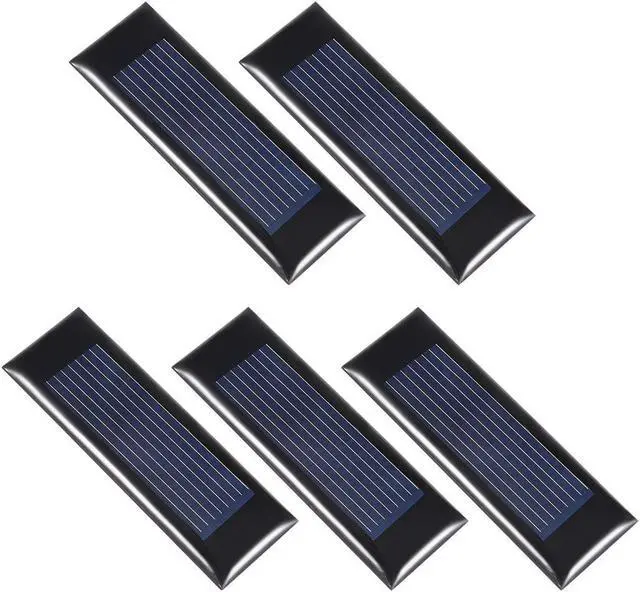 Main image of 5Pcs 100mA 0.5V Small Solar Panel Module DIY Polysilicon for Toys Charger