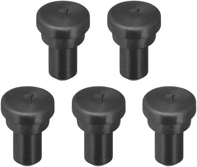 Main image of Rubber Stopper , SPR-070 EPDM 7mm Dia Seal Hole Insert Stopper Black for Cable Gland , 5pcs
