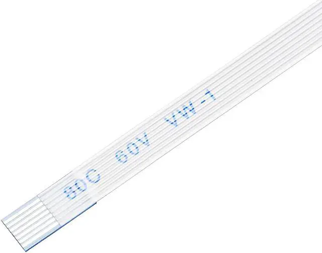 Alt view image 4 of 4 - Flexible Flat Cable, 7 Pins 0.5mm Pitch 150mm FPC FFC Flexible Ribbon Cable for LCD TV Car Audio DVD Player Laptop 10Pcs (A Type)