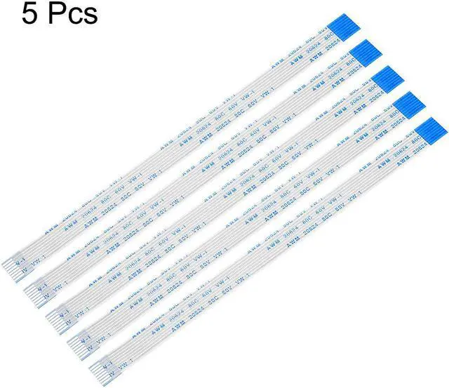 Alt view image 2 of 4 - Flexible Flat Cable,150mm 1mm Pitch 8 Pins FPC FFC Flexible Ribbon Cable for LCD TV Car Audio DVD Player 5Pcs (B type)