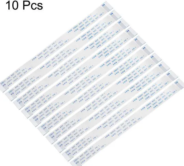 Alt view image 2 of 4 - Flexible Flat Cable, 22 Pins 0.5mm Pitch 150mm FPC FFC Flexible Ribbon Cable for LCD TV Car Audio DVD Player Laptop 10Pcs (A Type)