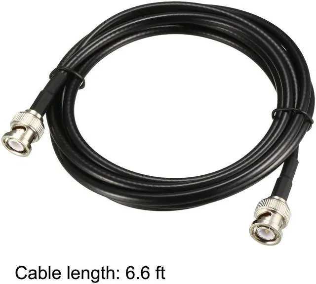 Alt view image 4 of 4 - RG58 Coaxial Cable with BNC Male to BNC Male Connectors 50 Ohm 6.6 ft