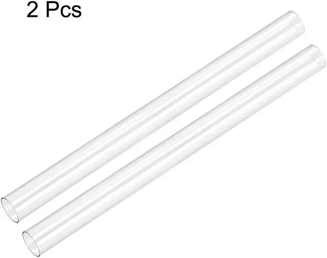 Alt view image 3 of 3 - PVC Rigid Round Tubing,Clear,15mm ID x 16mm OD,0.5M/1.64Ft Length,2pcs