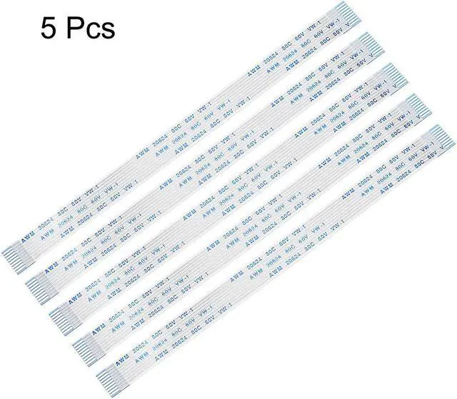 Alt view image 2 of 4 - Flexible Flat Cable,150mm 1mm Pitch 9 Pins FPC FFC Flexible Ribbon Cable for LCD TV Car Audio DVD Player 5Pcs (A type)
