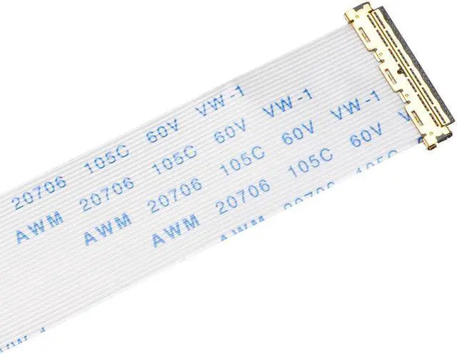 Alt view image 4 of 4 - Flexible Flat Cable, 30 Pins 0.5mm Pitch 100mm FPC FFC Flexible Ribbon Cable for LCD TV Car Audio DVD Player Laptop (B Type)