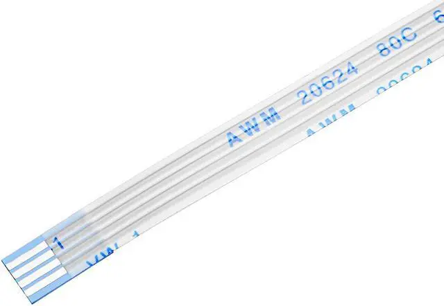 Alt view image 4 of 5 - Flexible Flat Cable,150mm 1mm Pitch 4 Pins FPC FFC Flexible Ribbon Cable for LCD TV Car Audio DVD Player 10Pcs (A type)