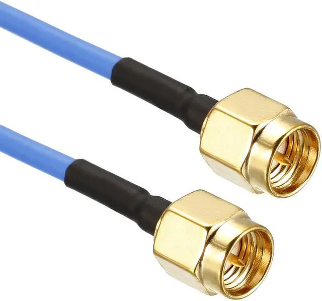 Alt view image 3 of 4 - SMA Male to SMA Male Coaxial Cable 50 ohm 0.15M/0.5Ft RG405 2pcs