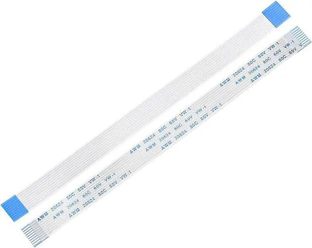 Main image of Flexible Flat Cable,150mm 1mm Pitch 9 Pins FPC FFC Flexible Ribbon Cable for LCD TV Car Audio DVD Player 5Pcs (A type)