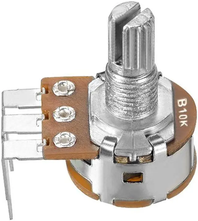 Alt view image 2 of 3 - WH148 Potentiometer with Switch 10K Ohm Variable Resistors Single Turn Rotary Carbon Film Taper 5pcs