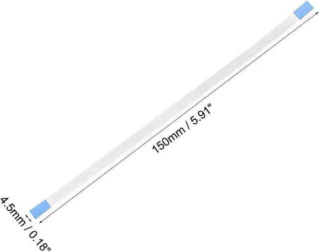 Alt view image 3 of 4 - Flexible Flat Cable, 8 Pins 0.5mm Pitch 150mm FPC FFC Flexible Ribbon Cable for LCD TV Car Audio DVD Player Laptop 5Pcs (A Type)
